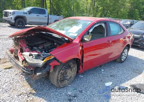 2015 Toyota Corolla Le из США, поврежденный, VIN 2T1BURHE6FC384477